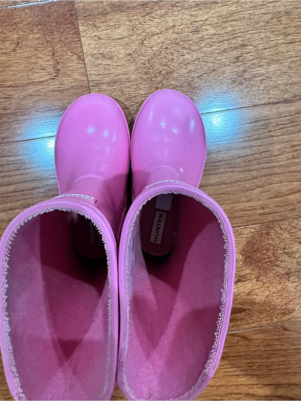 Hunter Kids' First Classic Rain Boot Pink Size 7
